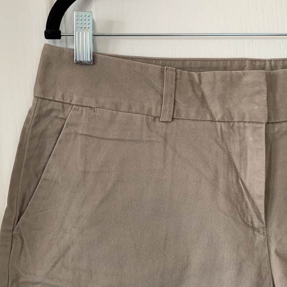 LOFT Light Brown 100% Cotton 4” Inseam Shorts Size 8 New With Tag - Picture 2 of 14